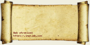 Jelena Perunac vizit kartica